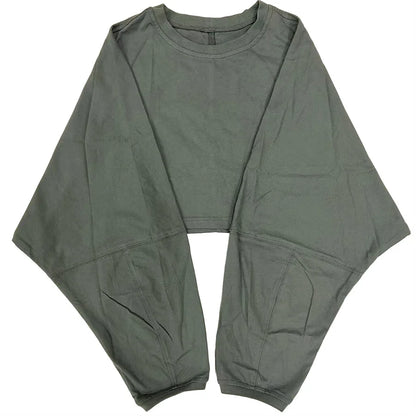 “Flexoora Women’s Loose Long‑Sleeve Crop Training Tee”