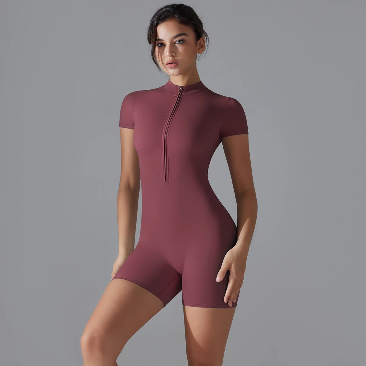 “Flexoora Women’s Quick‑Dry Breathable Fitness Bodysuit”