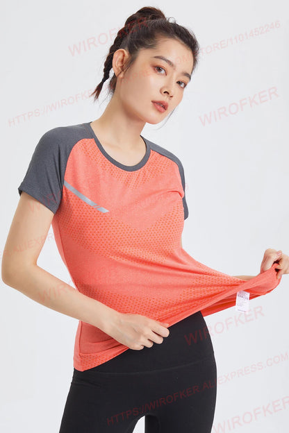 “Flexoora Women’s Quick‑Dry Yoga & Gym Tee”