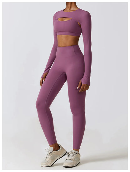 “Flexoora Women’s Long‑Sleeve Quick‑Dry Training Tee – Gym & Run”