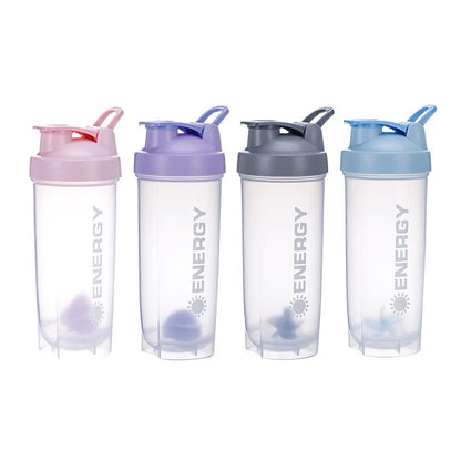 Summer Large-capacity Shaker Cup Outdoor Fitness Milkshake Cup Student Sports Portable Stirring Ball Shock-resistant with Scale