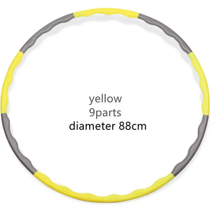 “Flexoora Detachable Pilates Hoop – Gym Fitness Body 9/8/7‑Tube Slimming Waist Trainer”