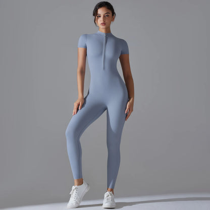 “Flexoora Women’s Quick‑Dry Breathable Fitness Bodysuit”