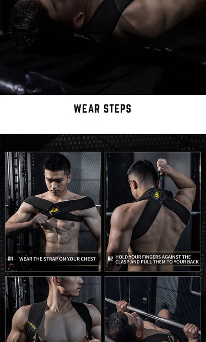 “Flexoora Adjustable Posture Corrector Belt – Gym Fitness Body Back & Shoulder Support”