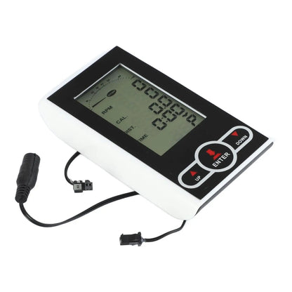 “Flexoora Speedometer Display for Elliptical & Exercise Machine – Gym Fitness Body Monitor for Rowing/Stationary Bike”