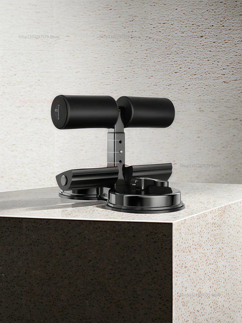 “Flexoora Suction‑Cup Seated Core Trainer – Gym Fitness Body Adjustable Plank & Ankle Strap Support”