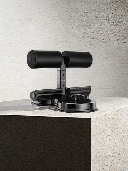 “Flexoora Suction‑Cup Seated Core Trainer – Gym Fitness Body Adjustable Plank & Ankle Strap Support”