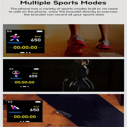 Smart Watch 1.44-inch Y68 Sport Wristband Running Fitness Monitor Track Heart Rate Message Remind Men Smartwatch Woman Clock