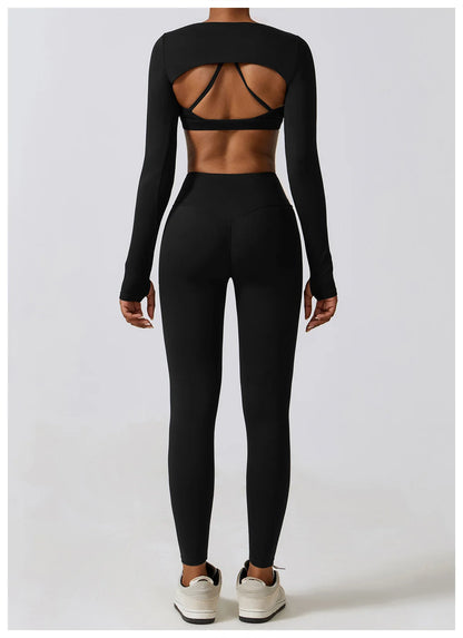 “Flexoora Women’s Long‑Sleeve Quick‑Dry Training Tee – Gym & Run”