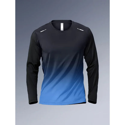 “Flexoora Men’s Quick‑Dry Long‑Sleeve Training Tee”