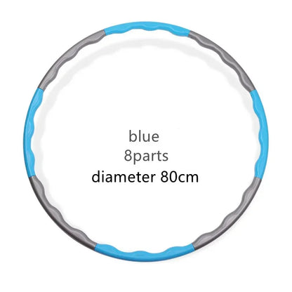 “Flexoora Detachable Pilates Hoop – Gym Fitness Body 9/8/7‑Tube Slimming Waist Trainer”