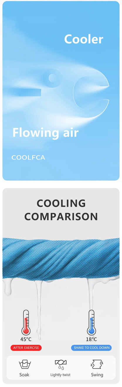 Sports Cooling Gym Towels Hair Quick Drying Hand Wrap Water Absorption Outdoor Travel Gymnastics Cool Sweat Portable Towel Hat