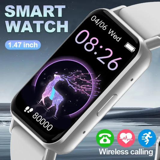 2025 New Watch 5 Men Smart Watch 100+Sports Mode Track Bluetooth Call Heart rate Waterproof Sport Fitness Smart bracelet Women