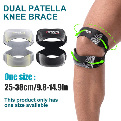 “Flexoora Patellar Support Strap – Gym Fitness Body Adjustable Knee Stabilizer for Running & Football”