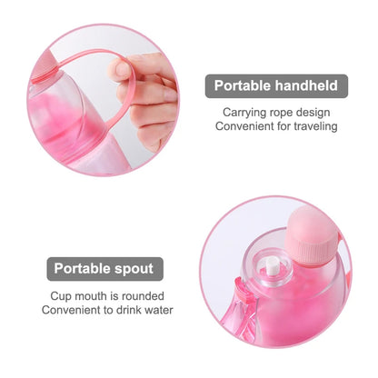 Sports Water Bottle Spray Cup Outdoor Portable Kettles Jug Large Capacity Men And Women 600ml