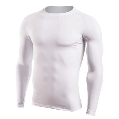 “Flexoora Men’s Quick‑Dry Tight Fit Long‑Sleeve Training Top – All‑Season”