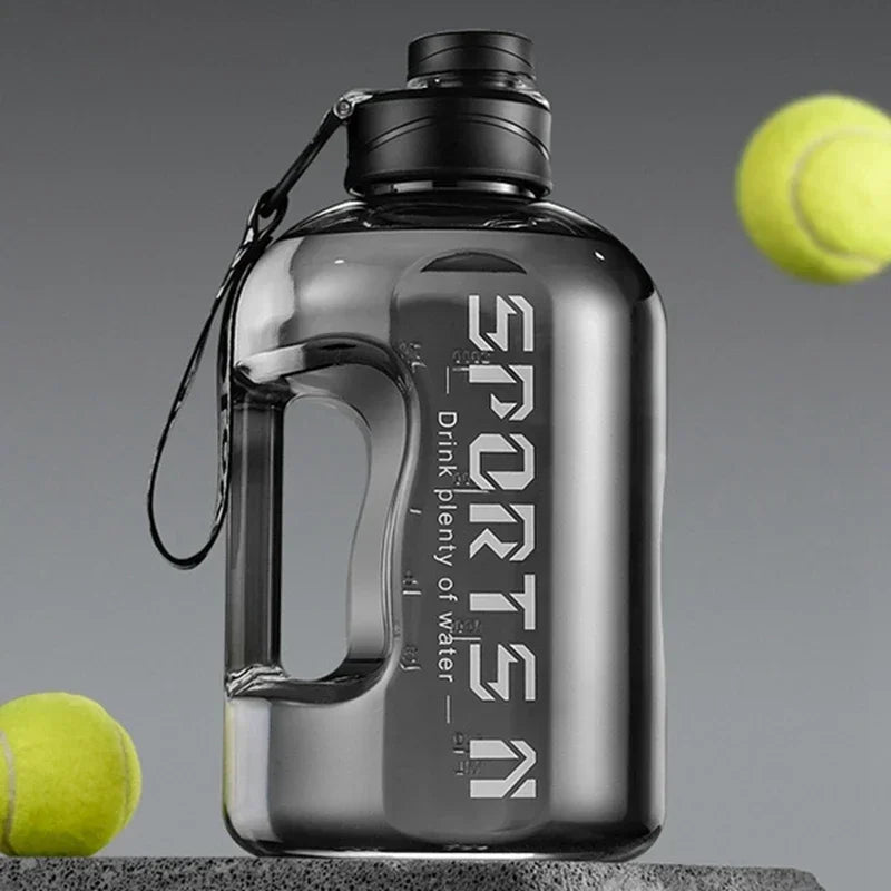 Large Capacity 2 Liter Water Bottle Sports Gym Water Kettle Camping Travel BPA Free Drinking Bottles  Portable Plastic Space Cup
