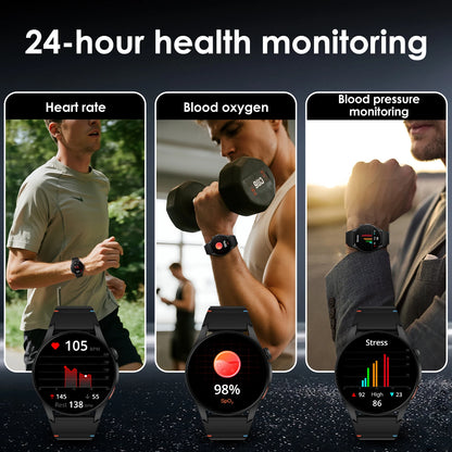 Smart Watch 1.43" AMOLED Screen Bluetooth Call GPS Fitness Tracker 150+ Sport Modes Heart Rate/SpO2 Monitor 450mAh