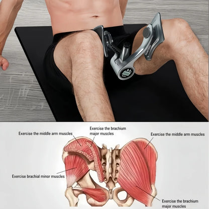 “Flexoora Pelvic Floor & Thigh Trainer – Gym Fitness Body Inner‑Thigh Stretch & Hip Non‑Slip”