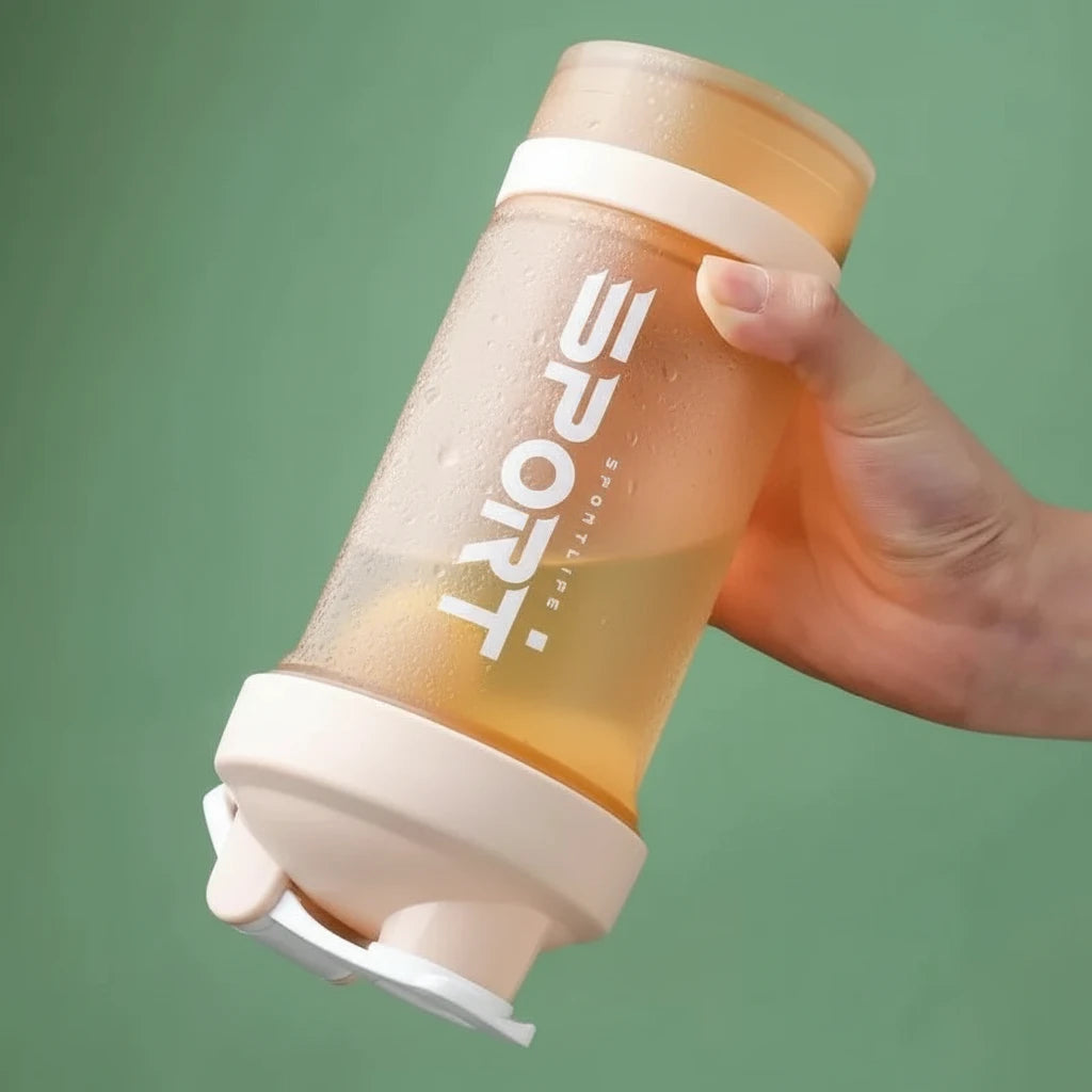 Shaker Protein Bottle Powder Shake Cup Large Capacity Water Bottle Mixing Cup Body Building Exercise Mixing Bottle Water Bottles