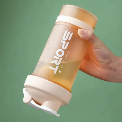 Shaker Protein Bottle Powder Shake Cup Large Capacity Water Bottle Mixing Cup Body Building Exercise Mixing Bottle Water Bottles