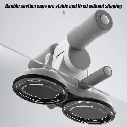 “Flexoora Portable Sit‑Up Bar – Gym Fitness Body Adjustable Foot Holder & Dual Suction Cups”