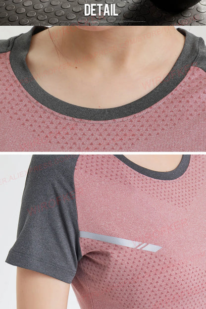 “Flexoora Women’s Quick‑Dry Yoga & Gym Tee”