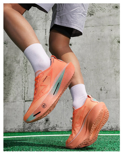 Running Shoes Carbon Board Speciality Marathon Men Sports Breathable Lightweight Women's Comfortable Athletic Nonskid Sneakers