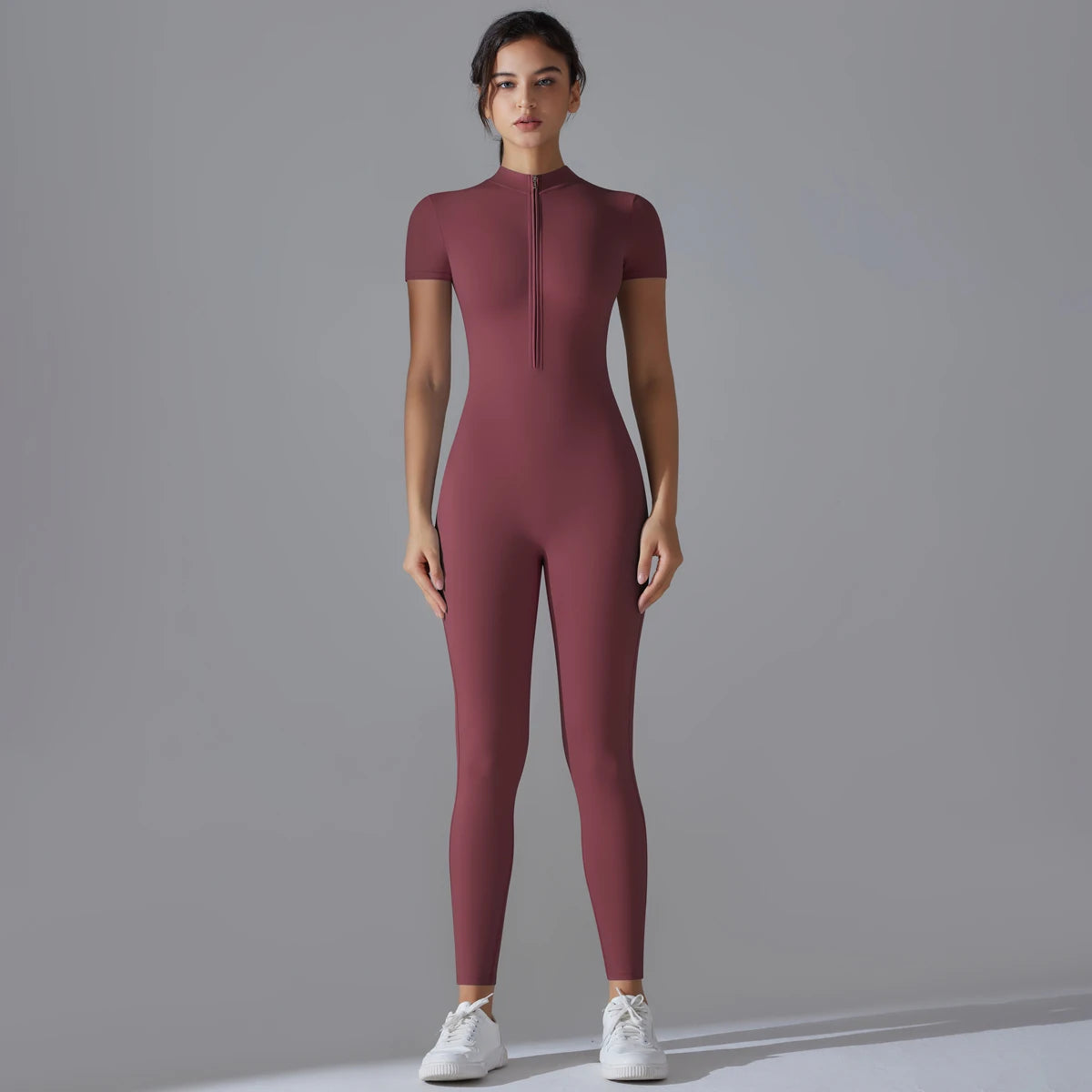 “Flexoora Women’s Quick‑Dry Breathable Fitness Bodysuit”