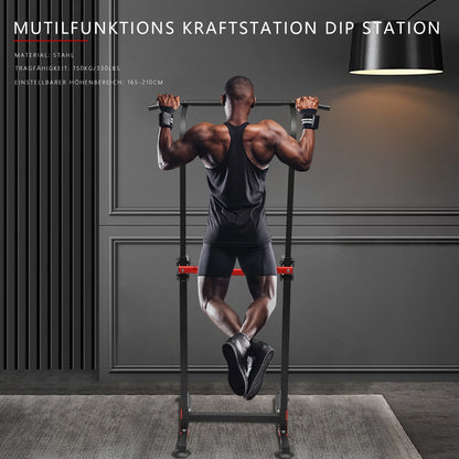“Flexoora Power Tower Dip Station – Gym Fitness Body Multi‑Function Pull‑Up & Push‑Up Bar”