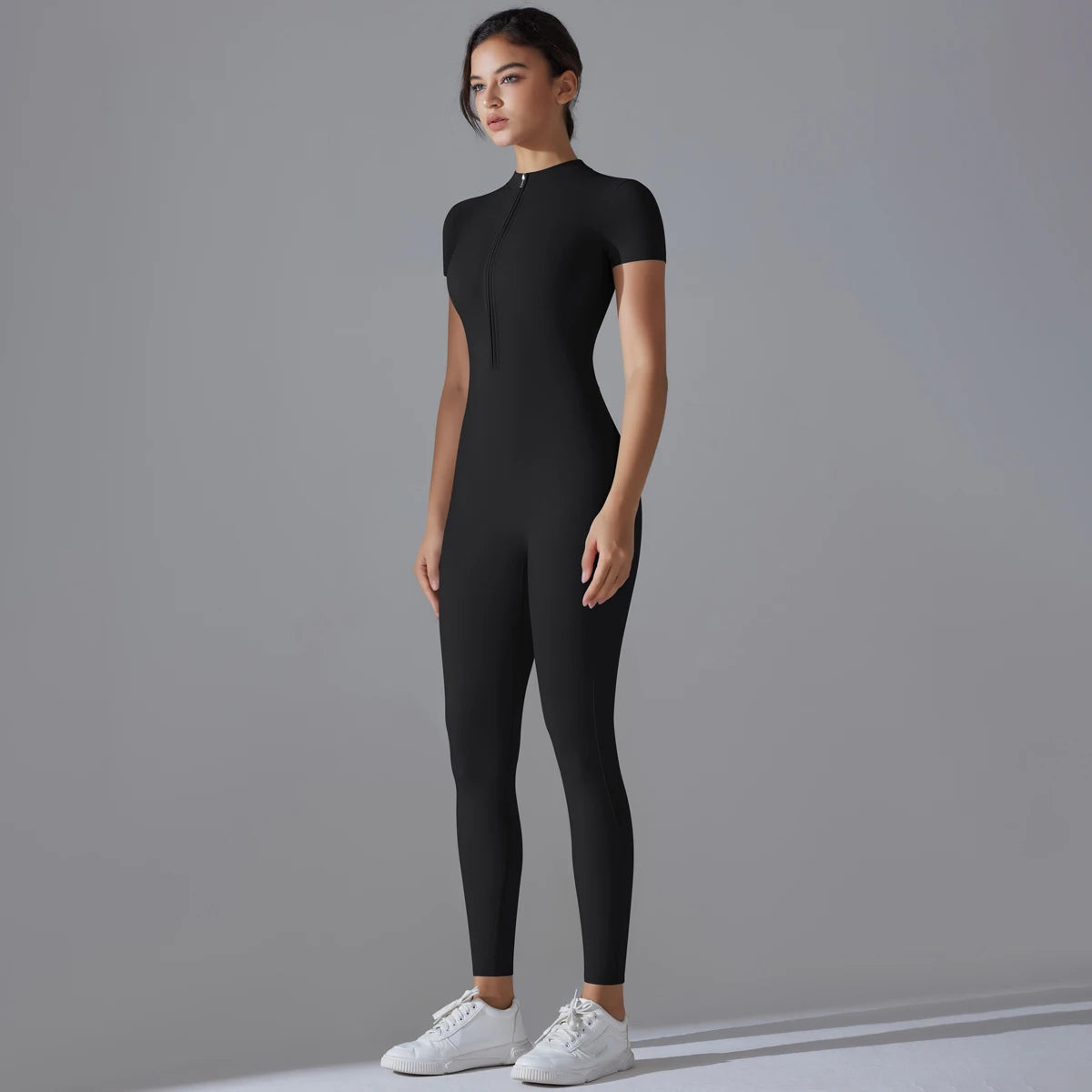 “Flexoora Women’s Quick‑Dry Breathable Fitness Bodysuit”