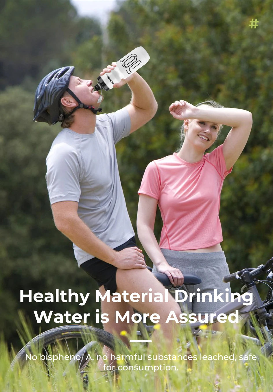 BOLANY 750ML Sports Bottle Ultralight Transparent Plastic Kettle with lid Portable Bottle Squeeze Drinking Cycling Supplie