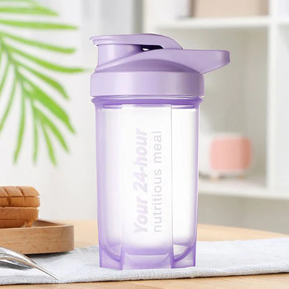 Sport Shaker Bottle 500ML Whey Protein Powder Mixing Bottle Sport Fitness Gym Shaker Outdoor Portable Plastic Drink Bottle