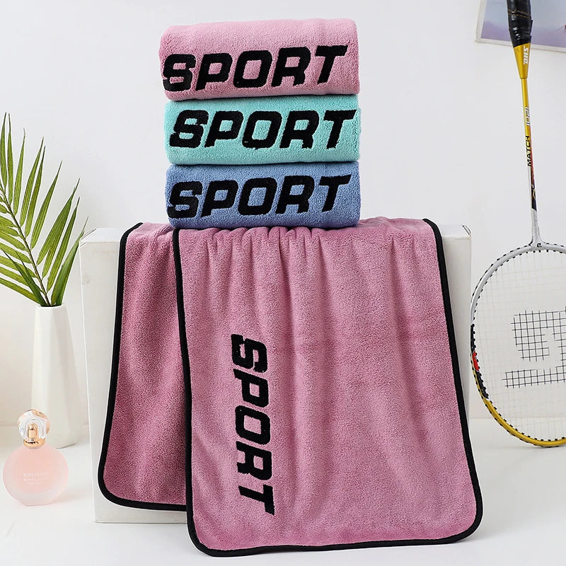 30 * 110cm Sports Towel ultra-fine fiber Gym Workout Sweat absorption towel Yoga Quick drying exercise Beach quick dry Towel